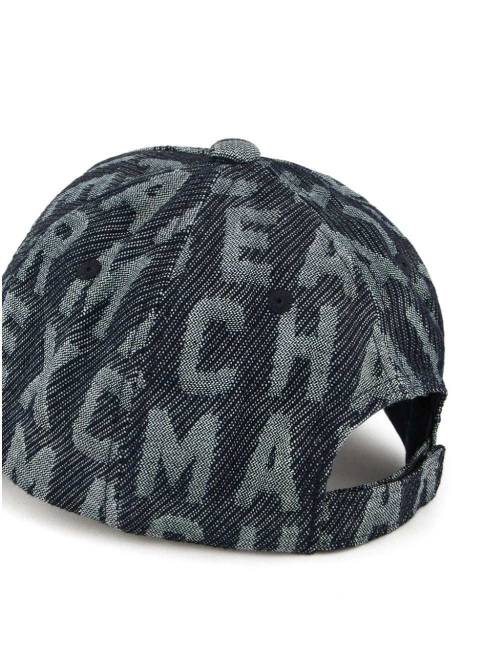 Armani Exchange CAPPELLO DA BASEBALL CON LOGO JACQUARD Blu