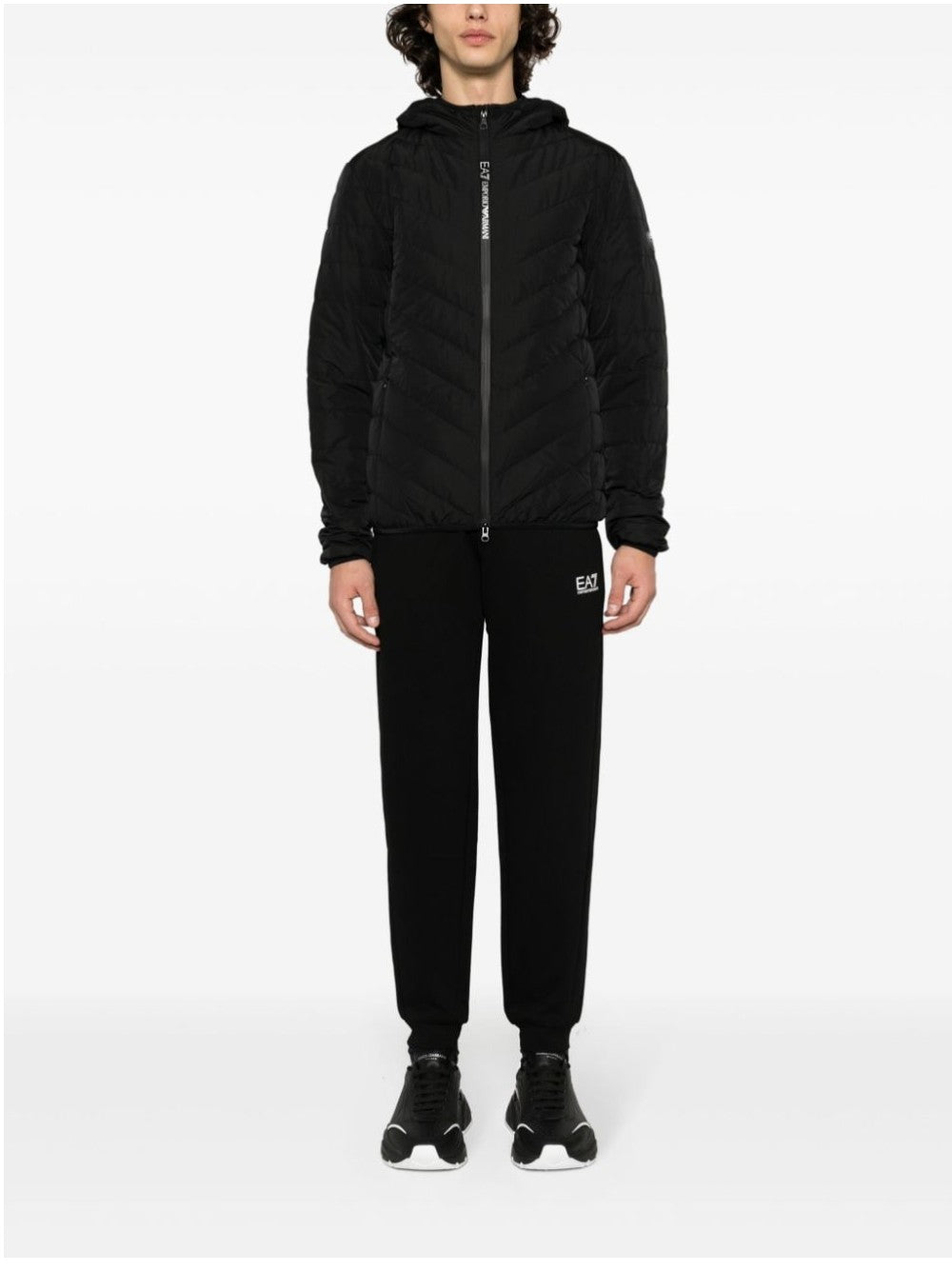 Ea7 BOMBER CON PATCH SCUDETTO Nero