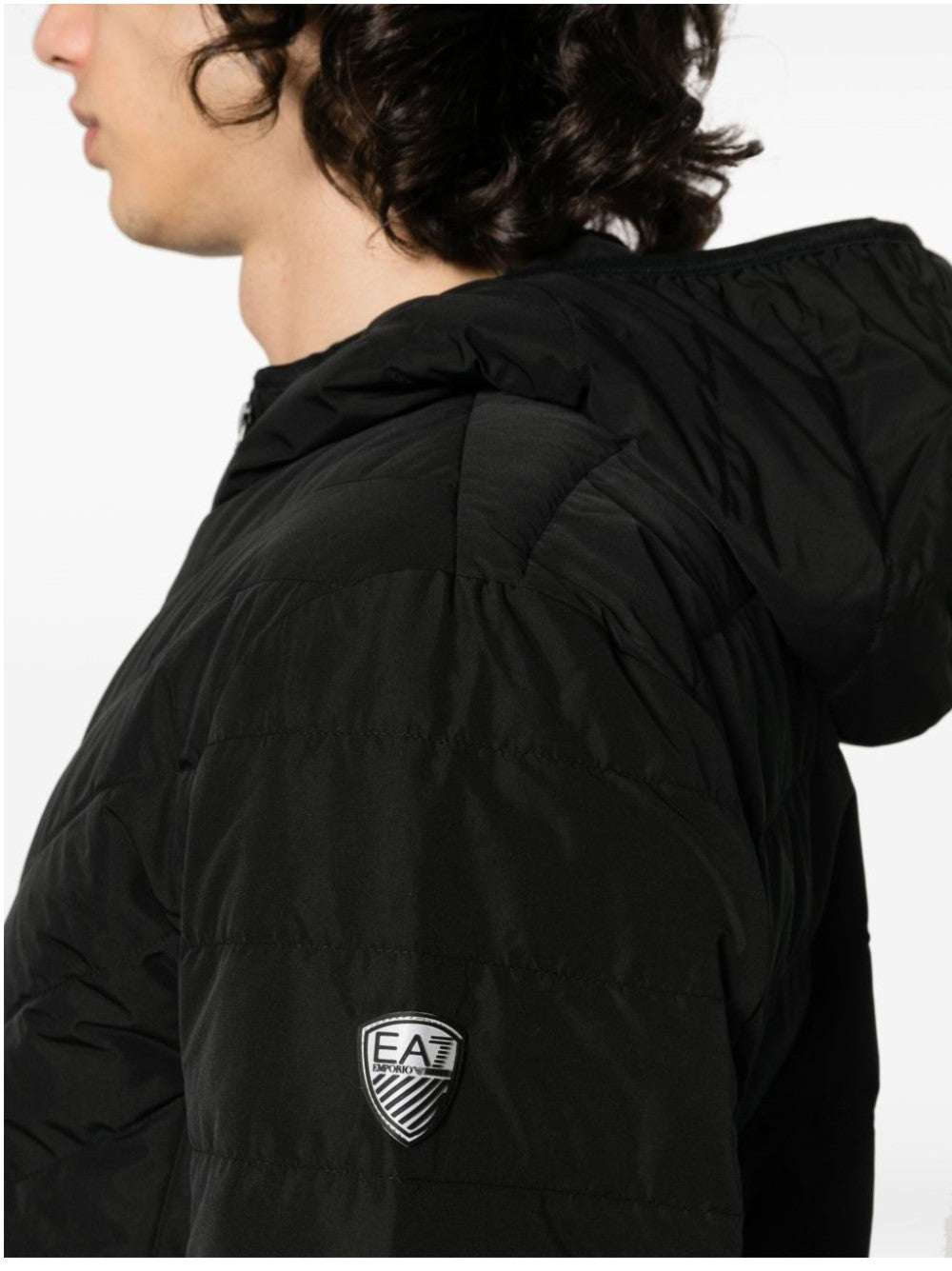 Ea7 BOMBER CON PATCH SCUDETTO Nero
