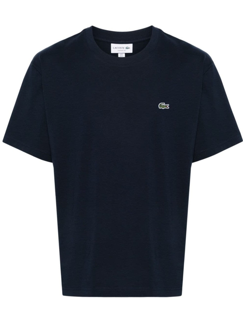 Lacoste T-SHIRT CON COCCODRILLO RICAMATO Blu