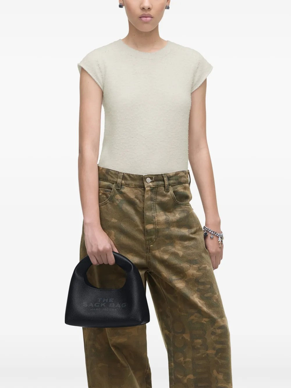 "Marc Jacobs BORSA "THE MINI SACK BAG" Nero"