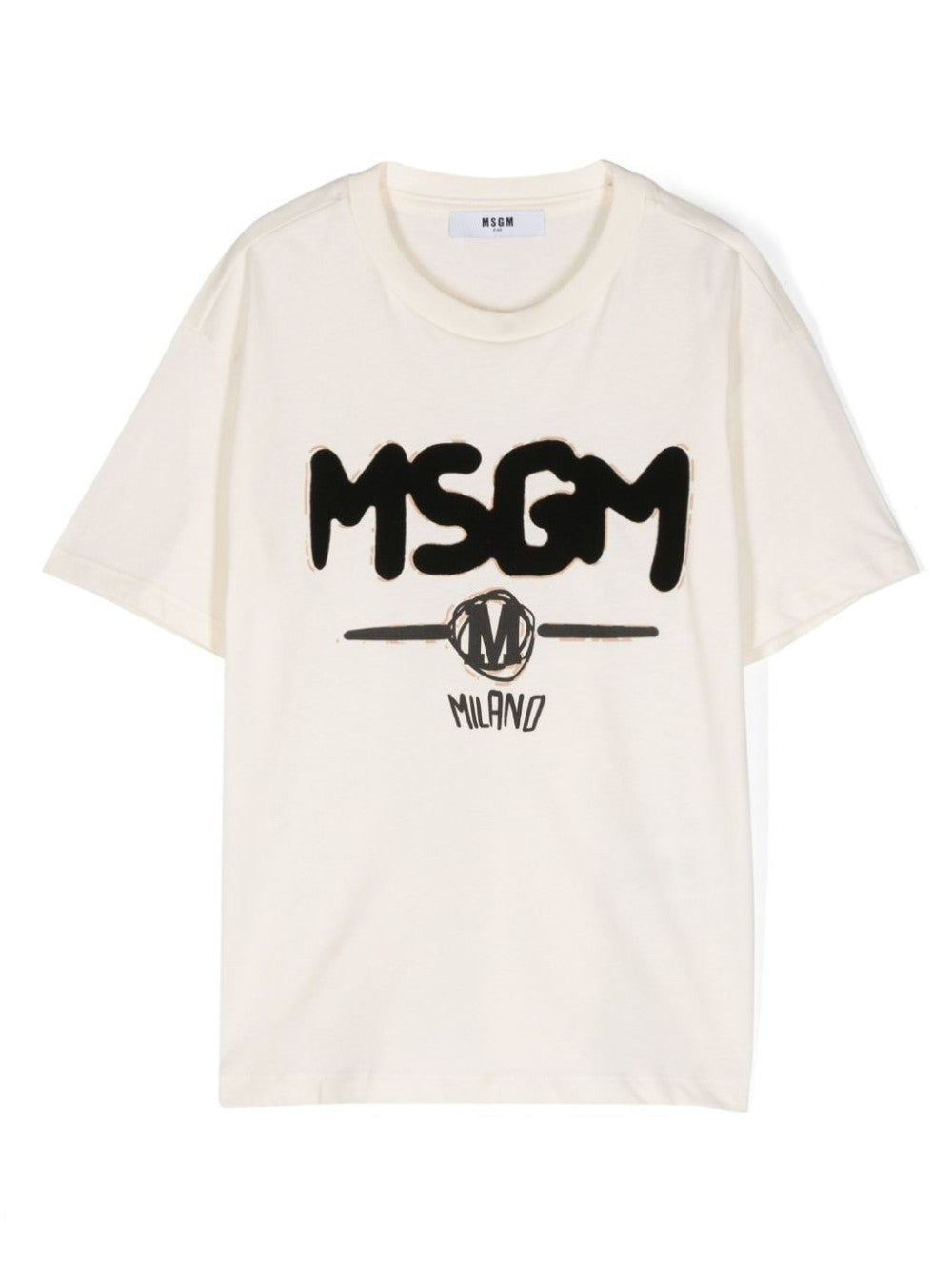 T-shirt with contrast logo