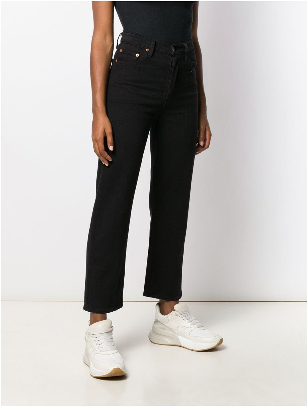 "Levi's JEANS "RIBCAGE" Nero"