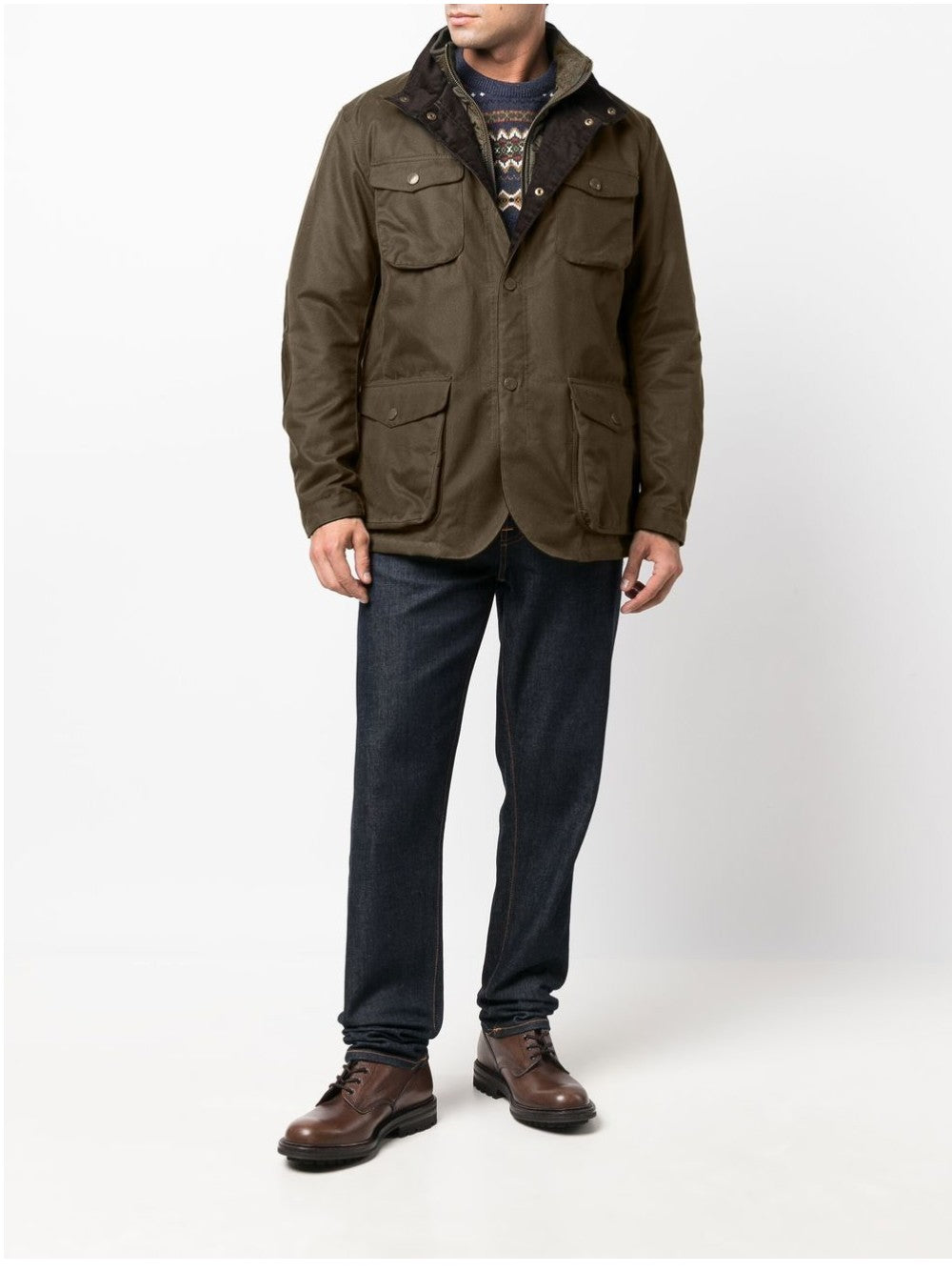 "Barbour GIUBBINO "OGSTON" Verde"