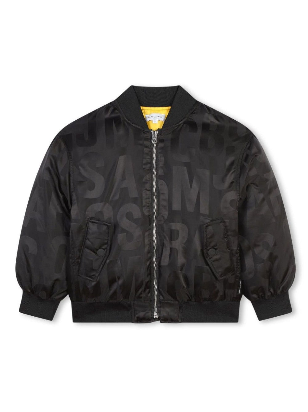 Bomber with all-over logo tone on tone