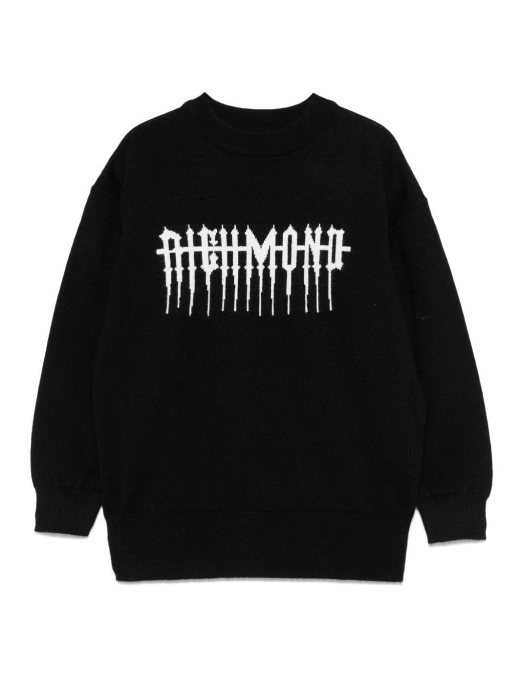 SWEATER WITH CONTRASTING LOGO