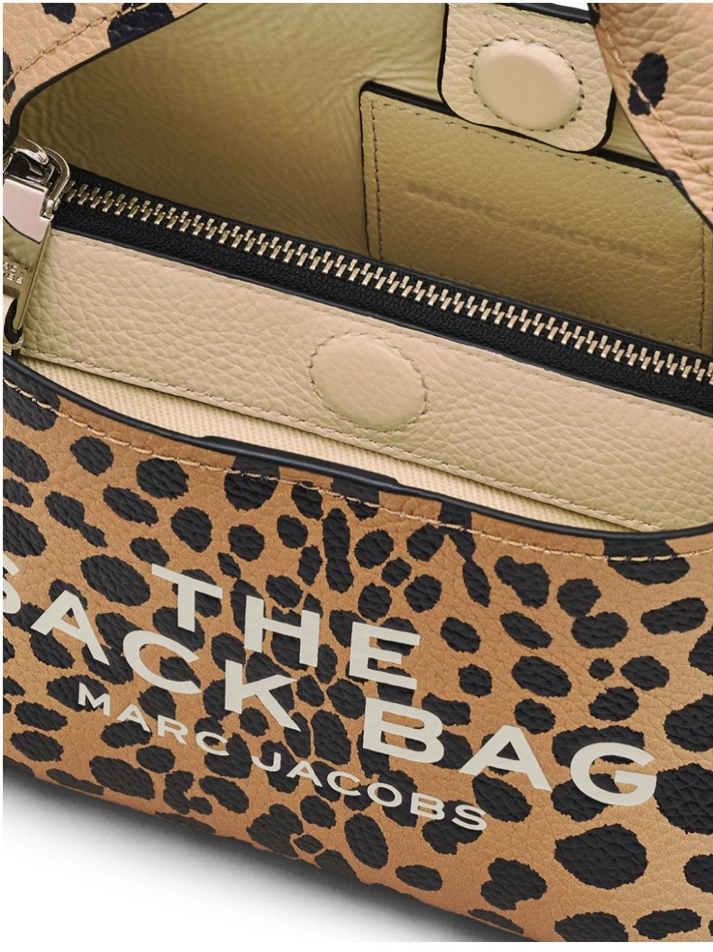 Marc Jacobs THE CHEETAH LEATHER MINI SACK BAG Multicolor