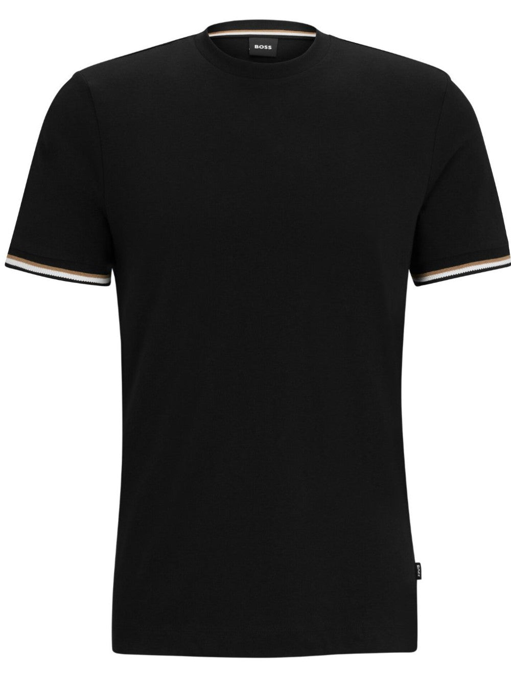 Boss T-SHIRT IN JERSEY DI COTONE Nero