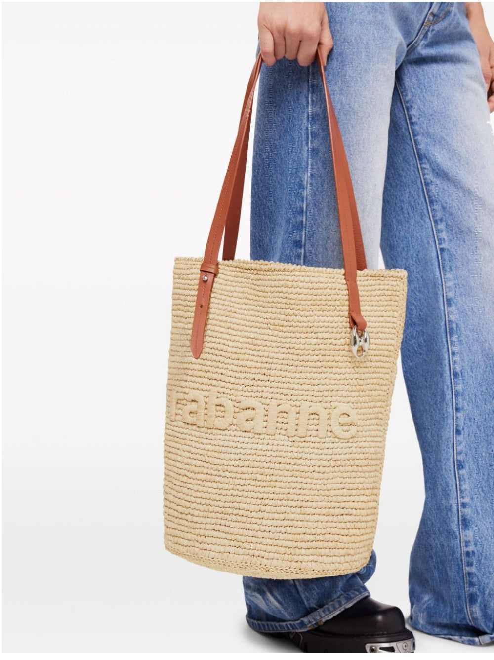 Rabanne BORSA SHOPPING CABAS Neutro