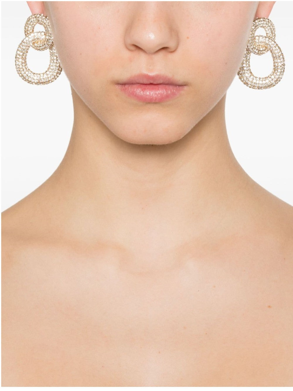 "Self Portrait ORECCHINI "LINK" Oro"