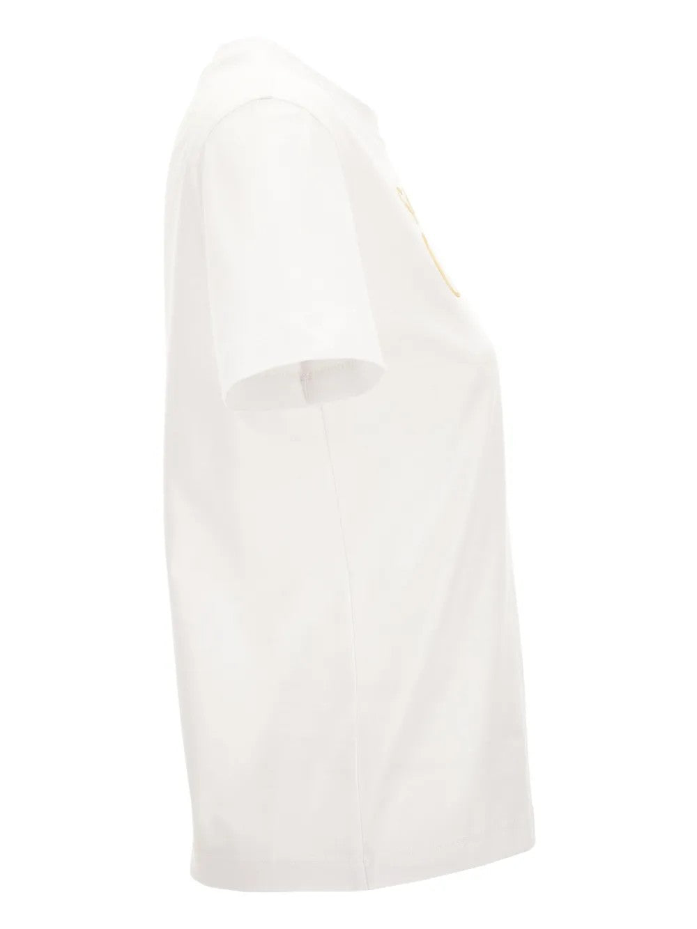 Versace Jeans Couture T SHIRT CON STAMPA Bianco