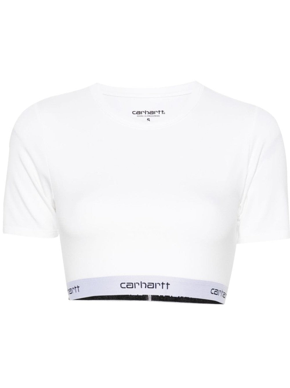 "Carhartt Wip CROP TOP "W’ SCRIPT" Bianco"