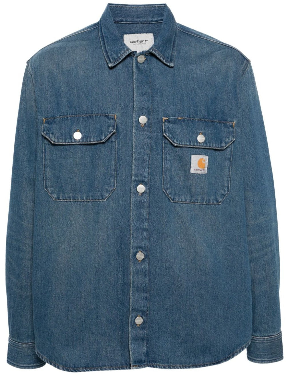 "Carhartt Wip CAMICIA "HARVEY" Blu"