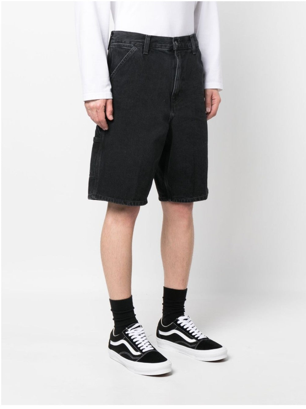 "Carhartt Wip SHORTS "RIVET" Nero"