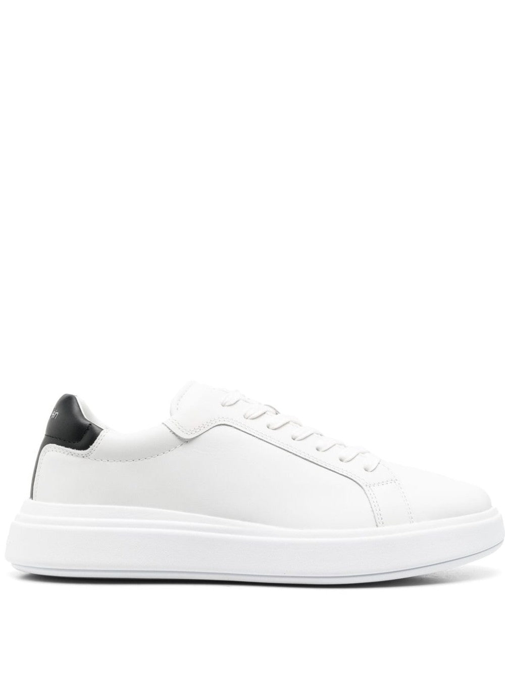 Calvin Klein SNEAKERS LOW TOP LACE Bianco