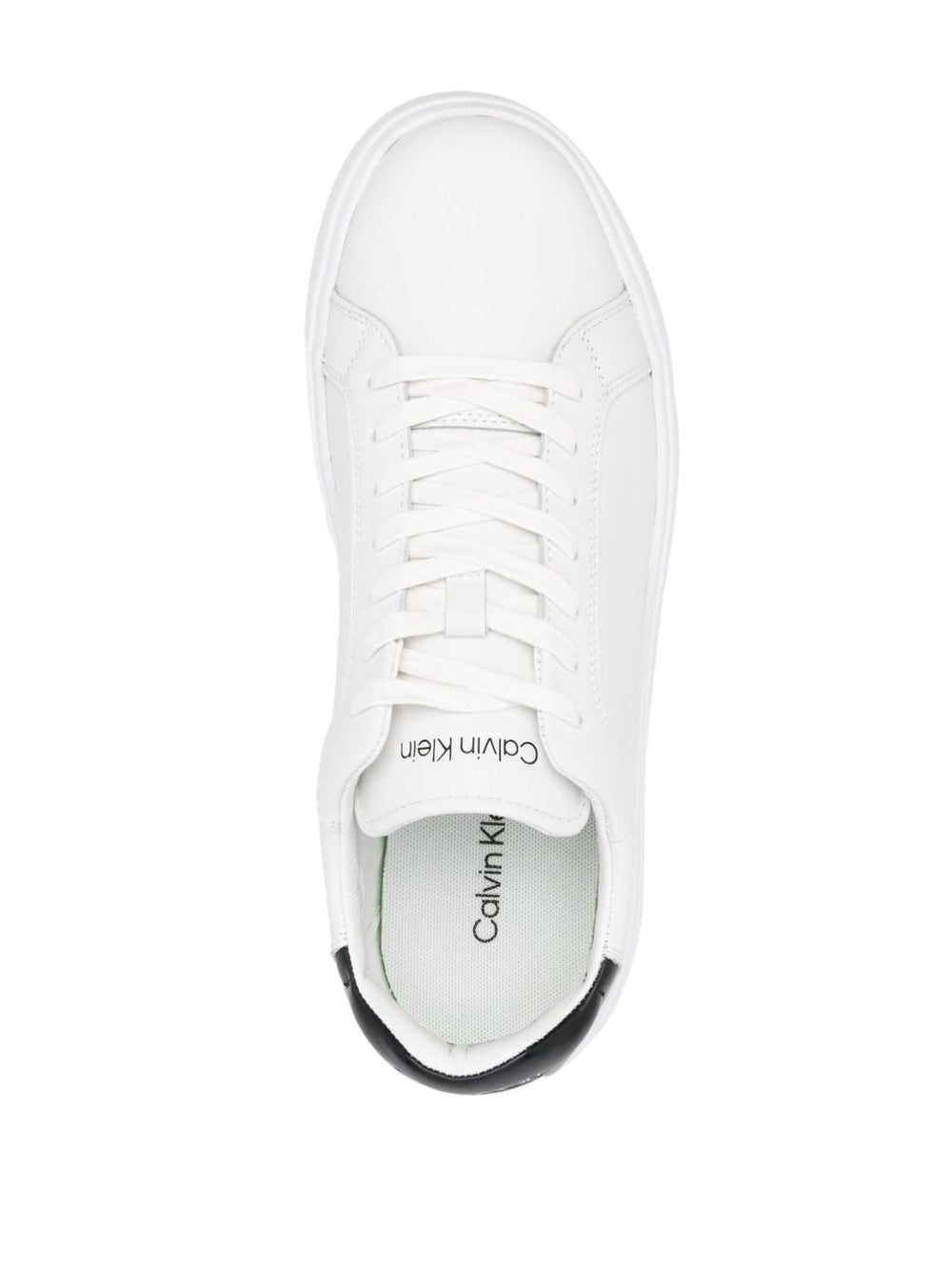 Calvin Klein SNEAKERS LOW TOP LACE Bianco