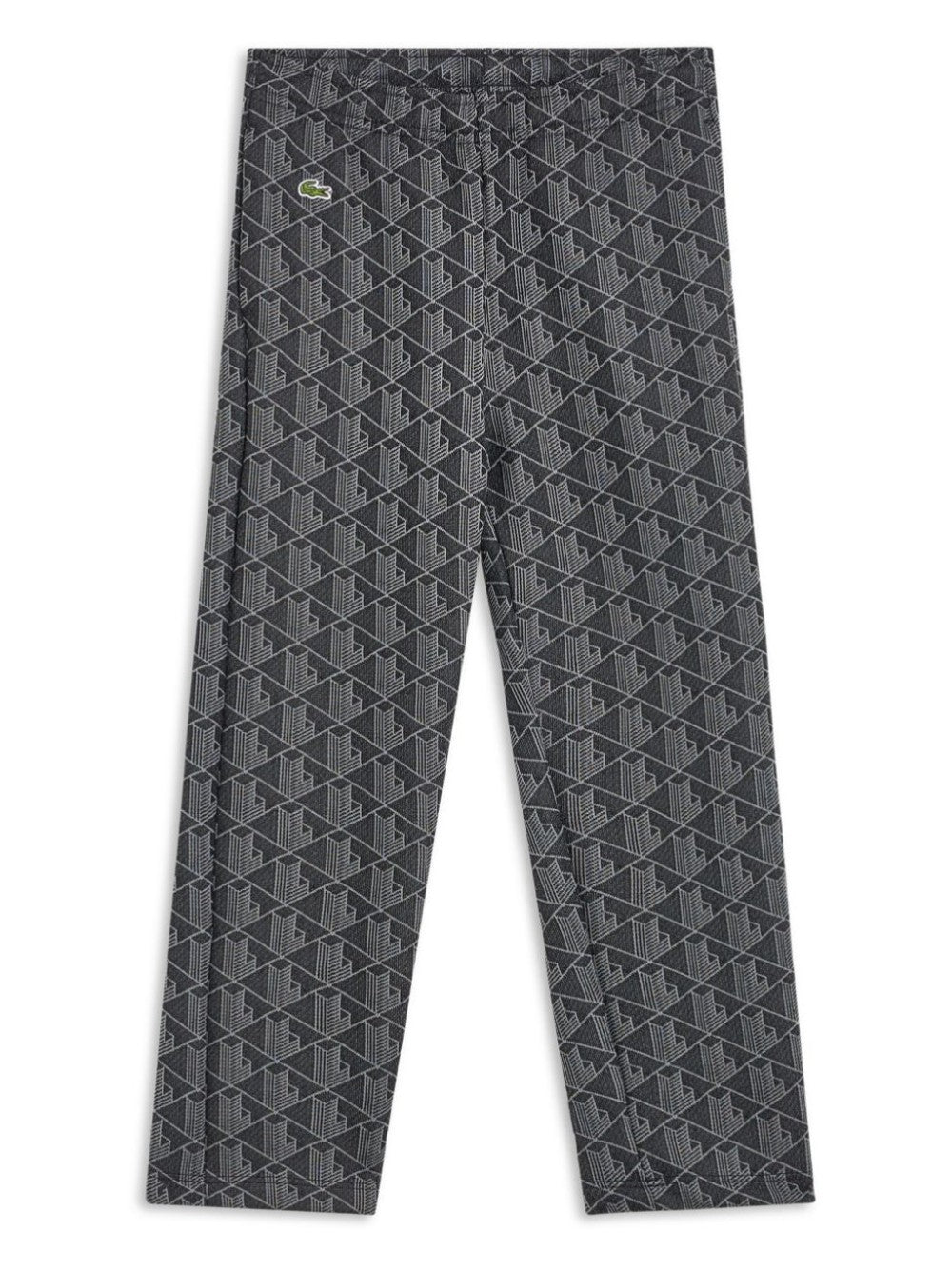 Lacoste PANTALONE CON MONOGRAMMA PARIS Nero