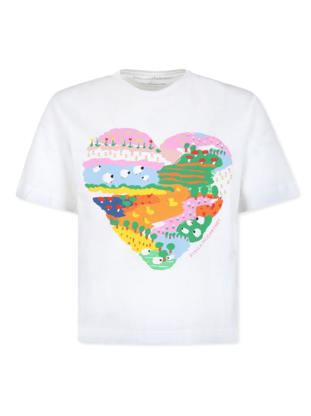 Heart printing t-shirt