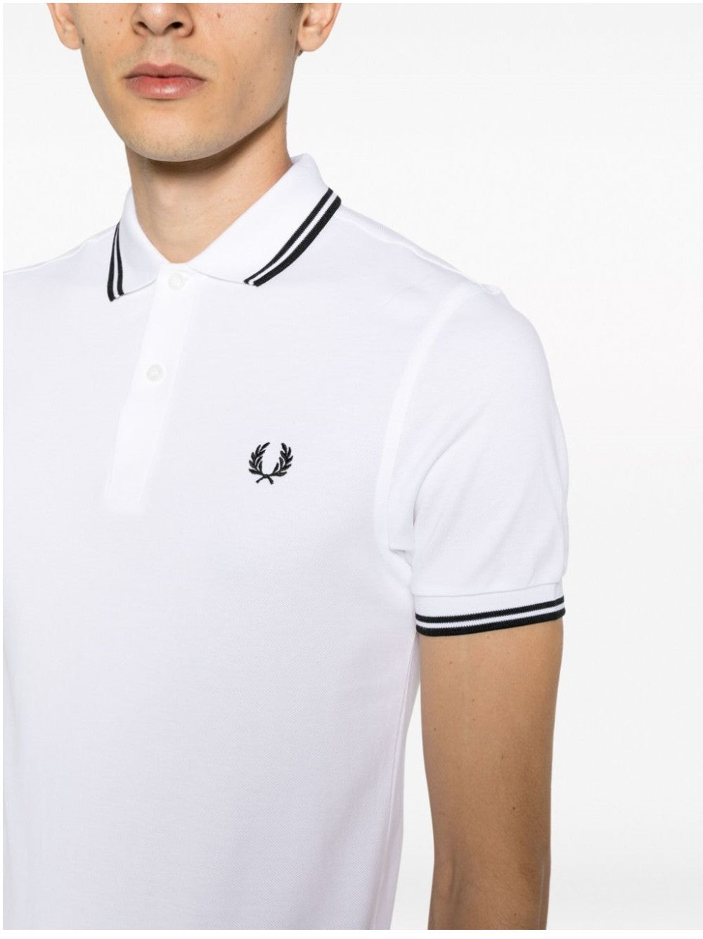 Fred Perry  Bianco