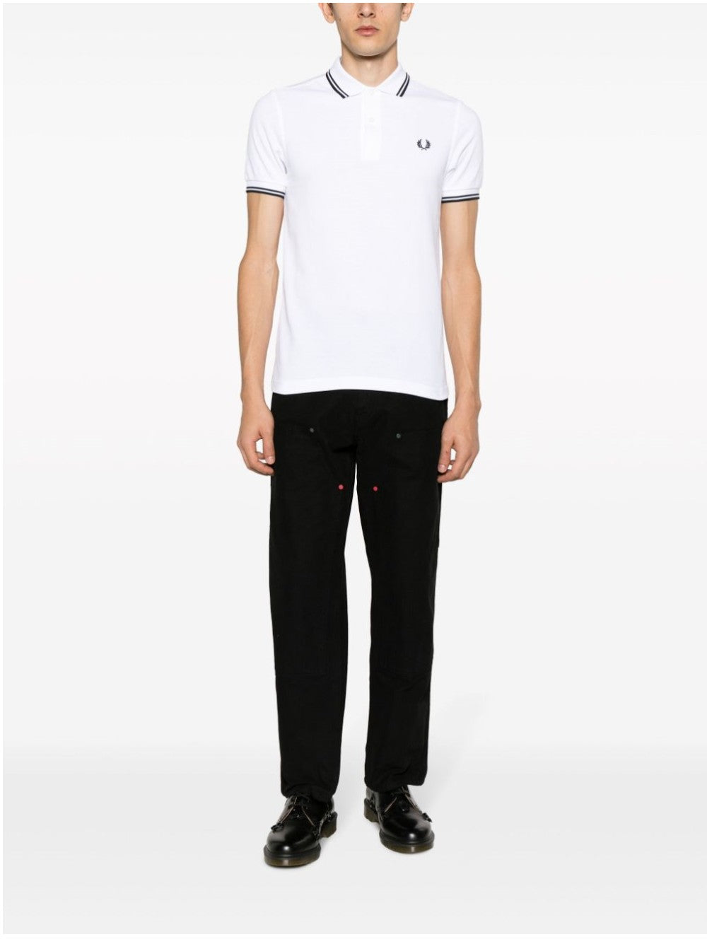 Fred Perry  Bianco