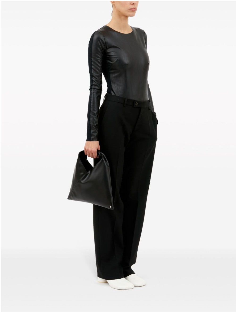 Mm6 BORSA TOTE CLASSIC JAPANESE MINI Nero