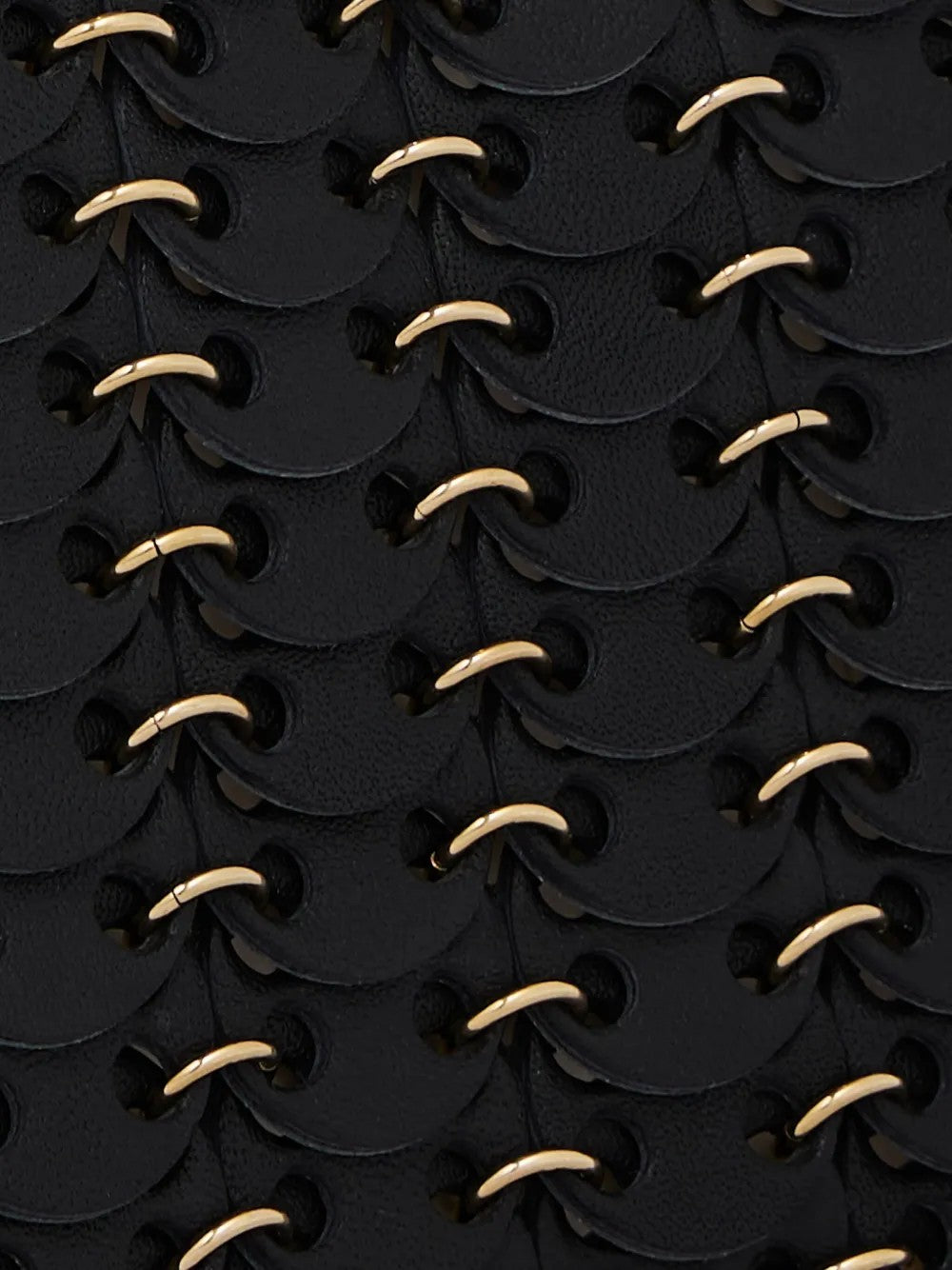 Rabanne BAG WITH LEATHER DISCS Black