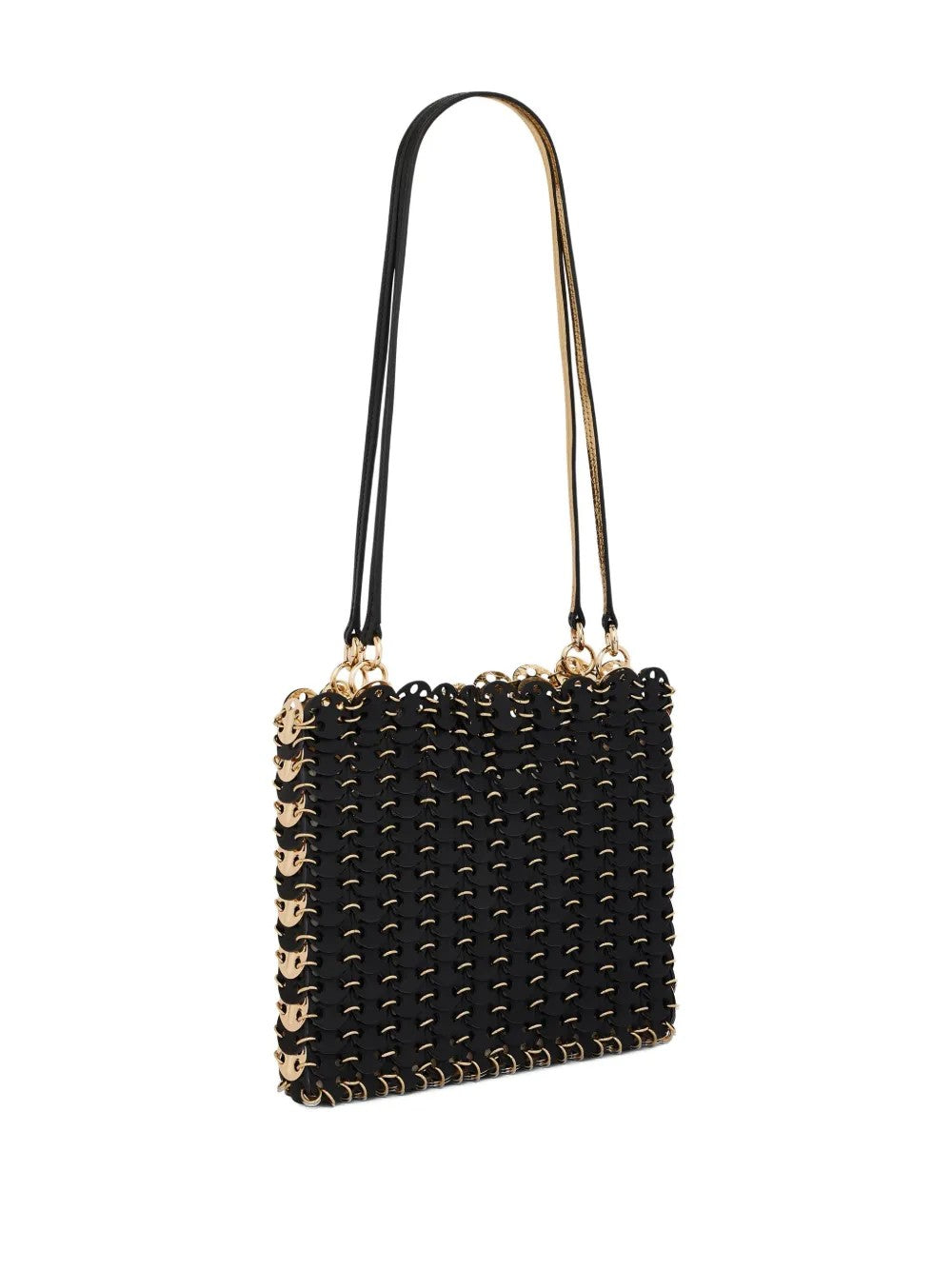 Rabanne BAG WITH LEATHER DISCS Black