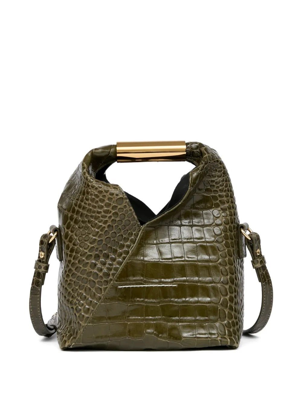Mm6 BORSA TOTE JAPANESE SERPENTE Verde