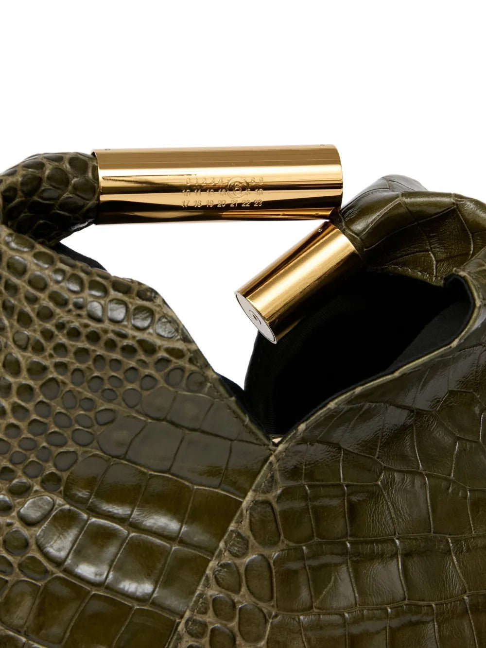 Mm6 BORSA TOTE JAPANESE SERPENTE Verde