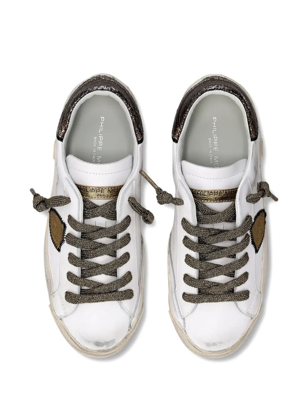"Philippe Model Paris SNEAKERS "PRSX SNAKE" Bianco"