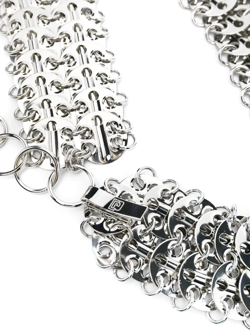 Rabanne COLLANA CON MAGLIE XS Argento