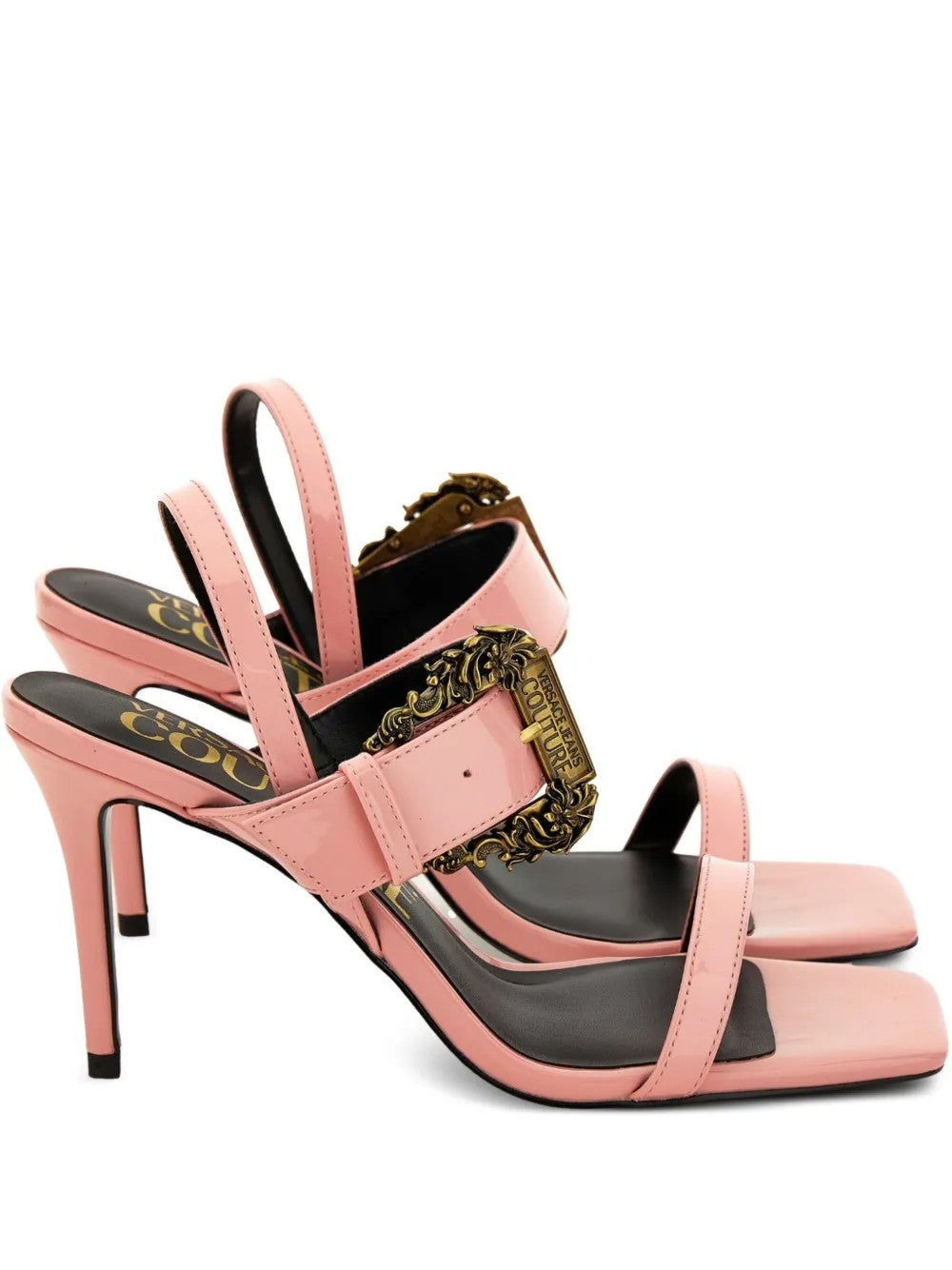 "Versace Jeans Couture SANDALI "EMILY" CON FIBBIA BAROCCA Rosa"