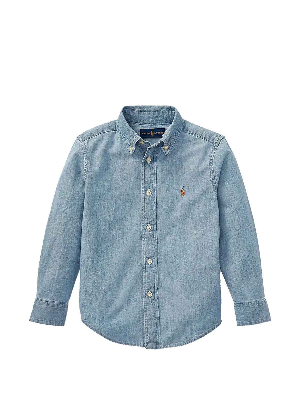 Ralph Lauren CAMICIA CON PONY RICAMATO Blu