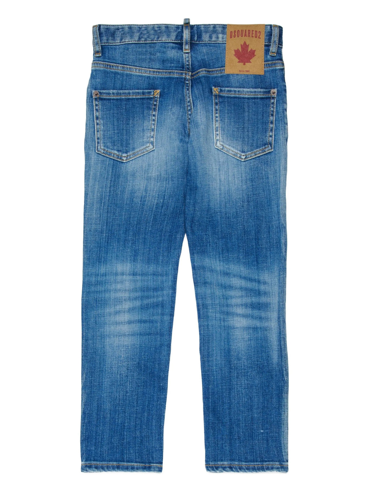 Dsquared2 JEANS SLIM CON EFFETTO SCHIARITO Blu