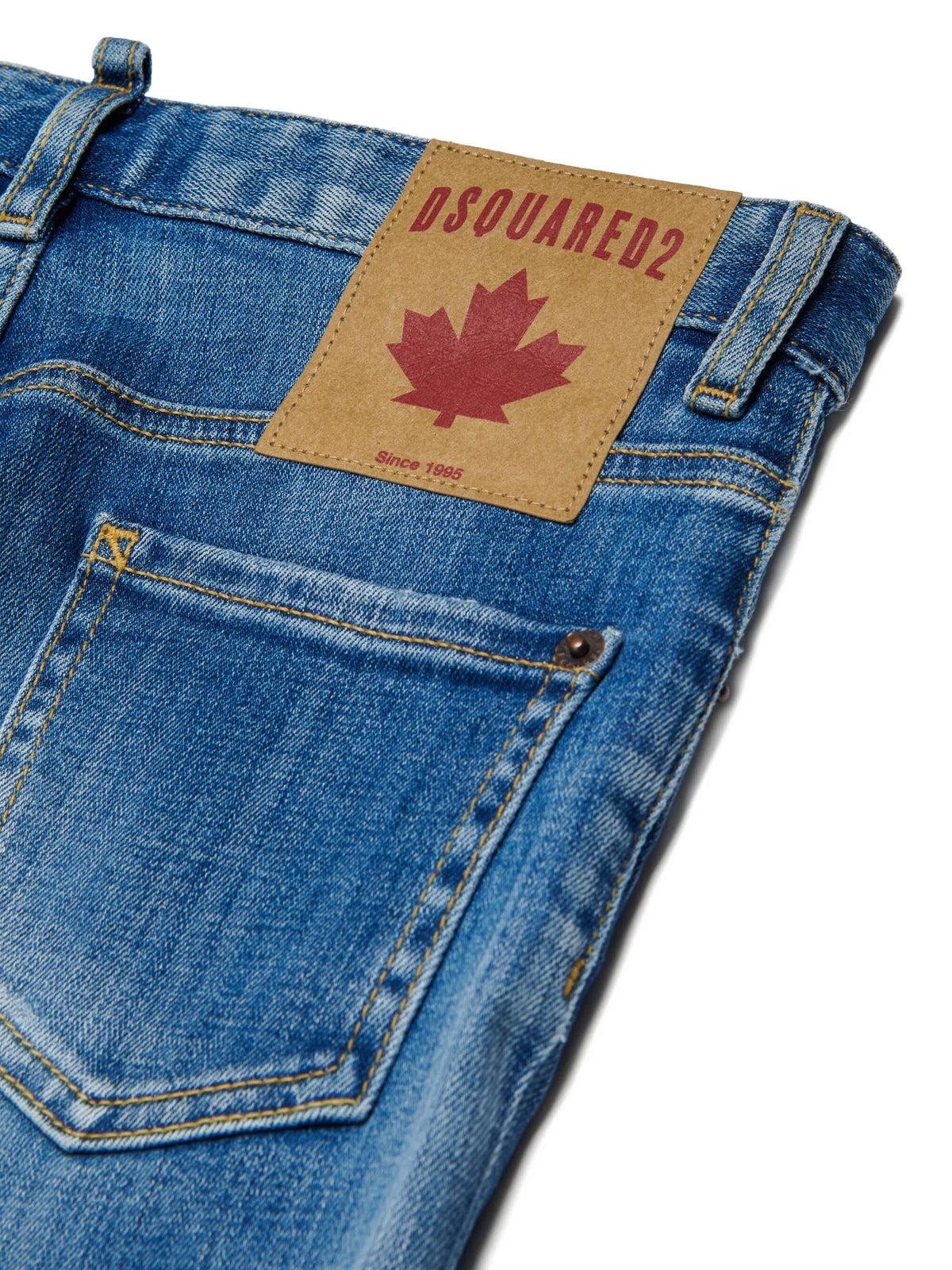 Dsquared2 JEANS SLIM CON EFFETTO SCHIARITO Blu
