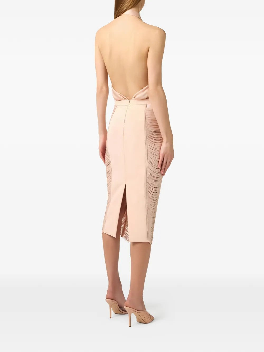 Elisabetta Franchi TOP CON SCOLLO ALL'AMERICANA Neutro