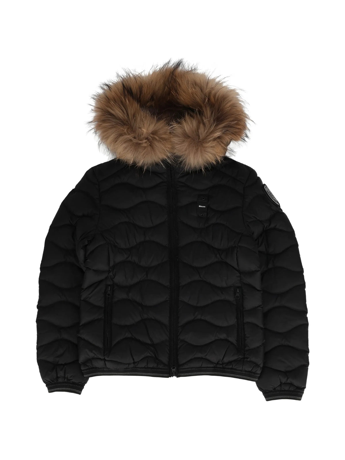 Blauer Piumini corti da Bambina Blauer, colore Nero Nero