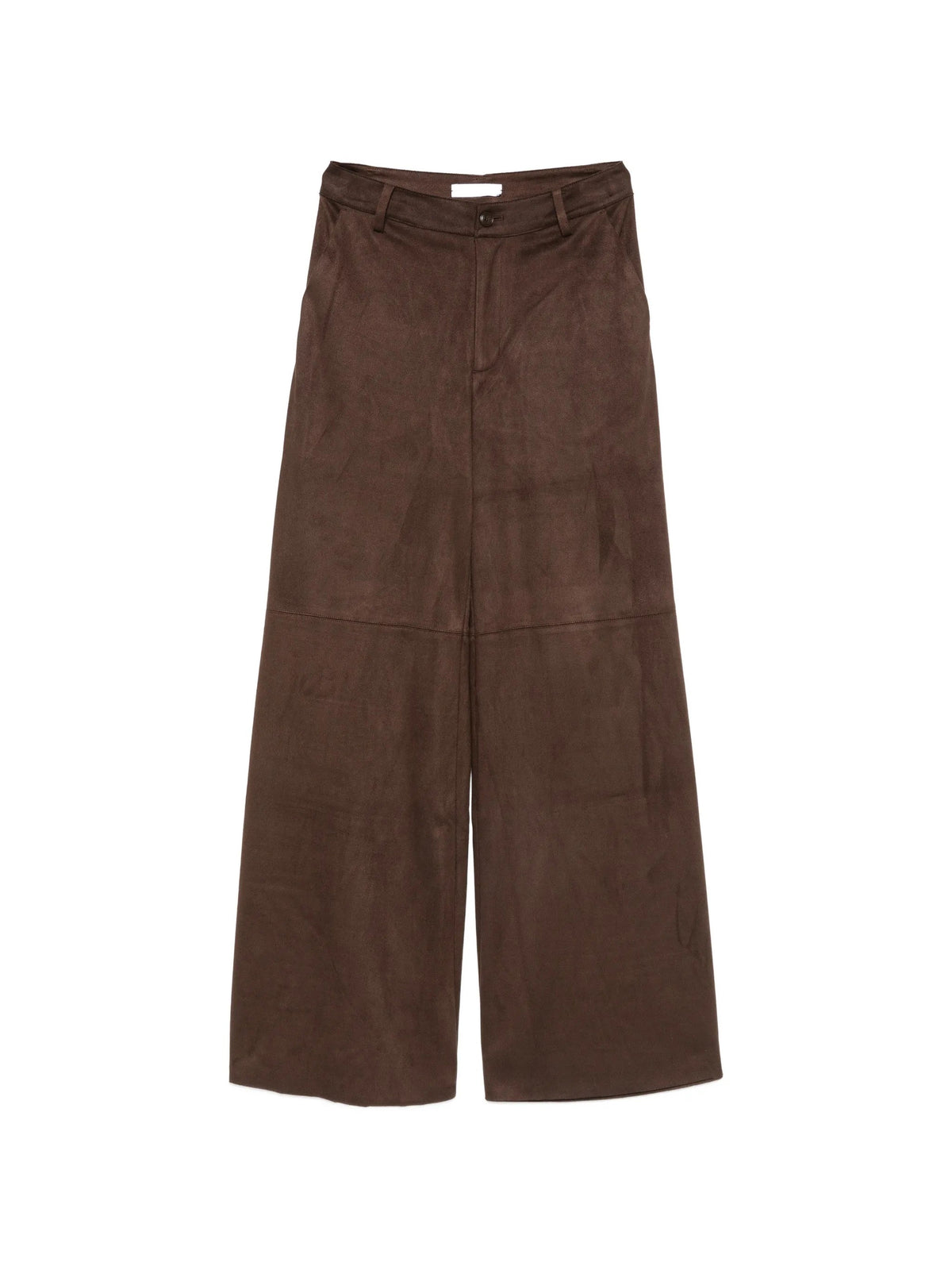 Eleh Pantaloni cropped da Donna Eleh, colore Marrone Marrone