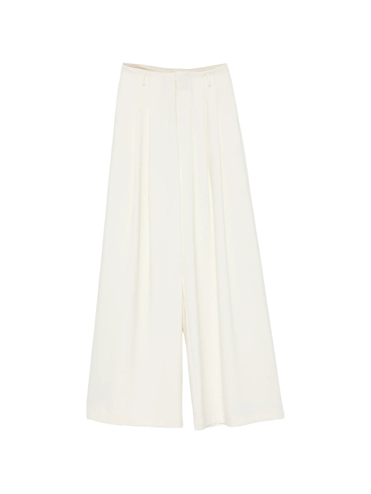 Eleh Pantaloni cropped da Donna Eleh, colore Bianco Bianco