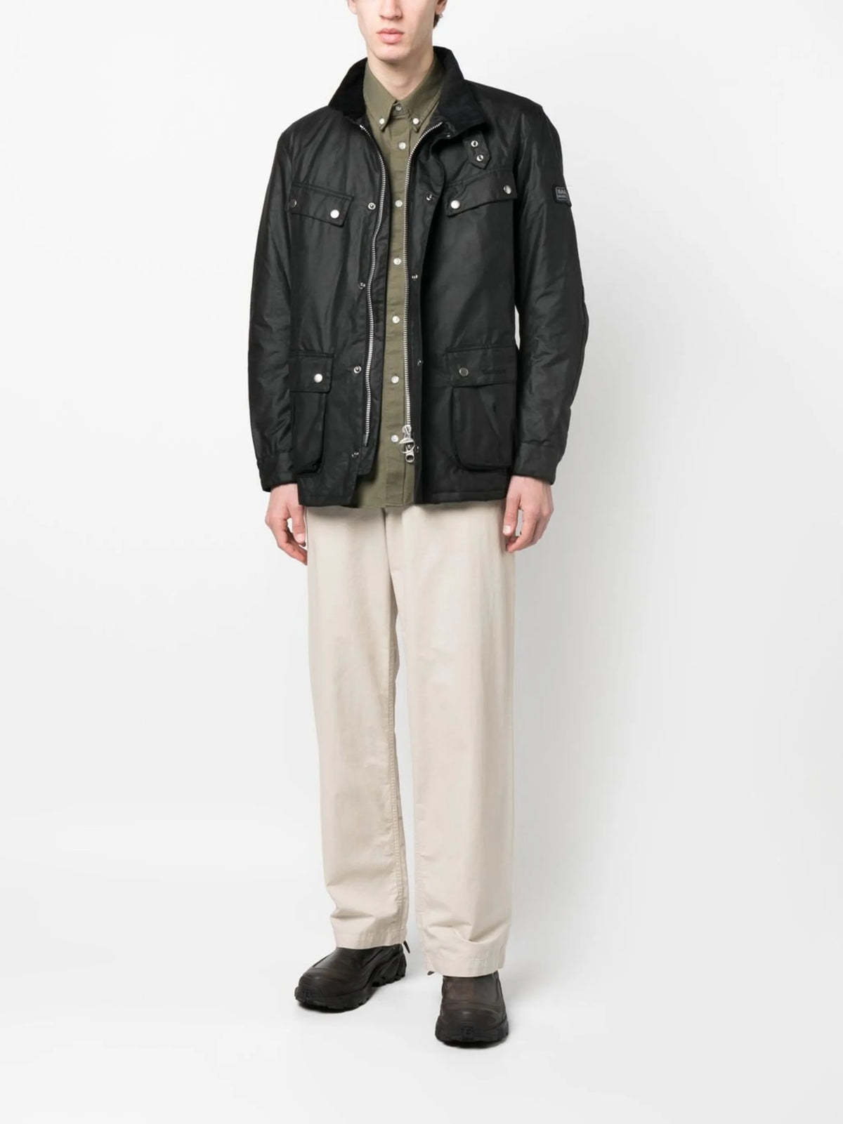 Barbour International  Nero