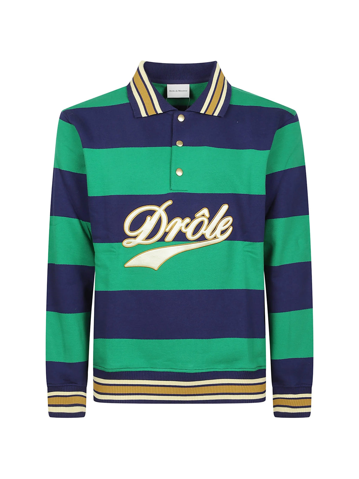Dròle De Monsieur Polo maniche lunghe da Uomo Dròle de monsieur, colore Verde Verde