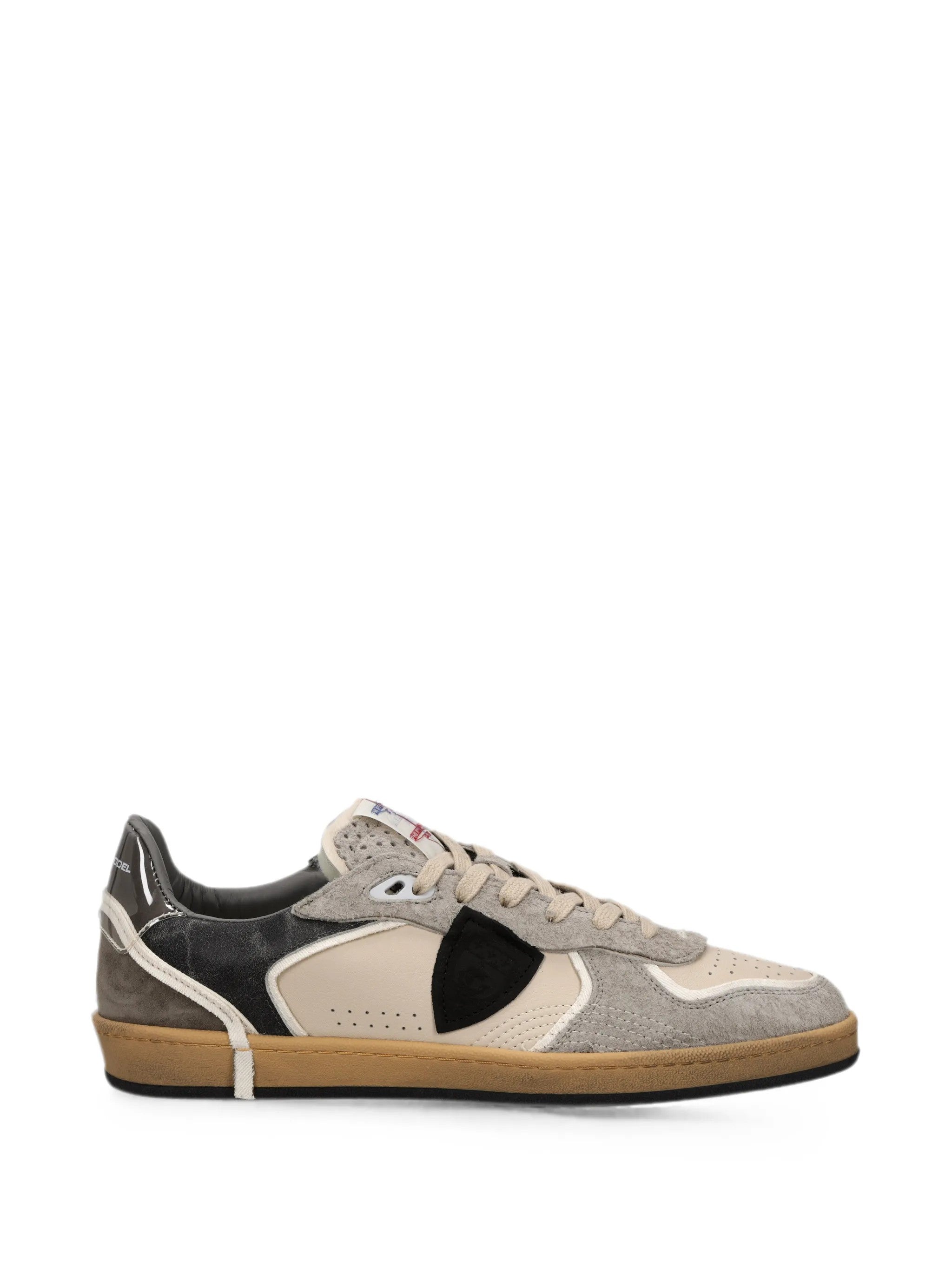 Philippe Model Paris SNEAKERS PHILIPPE MODEL PGAL SKATE MILK/BEIGE/ANTHRACITE GREY – PGLU-VXE3 Grigio