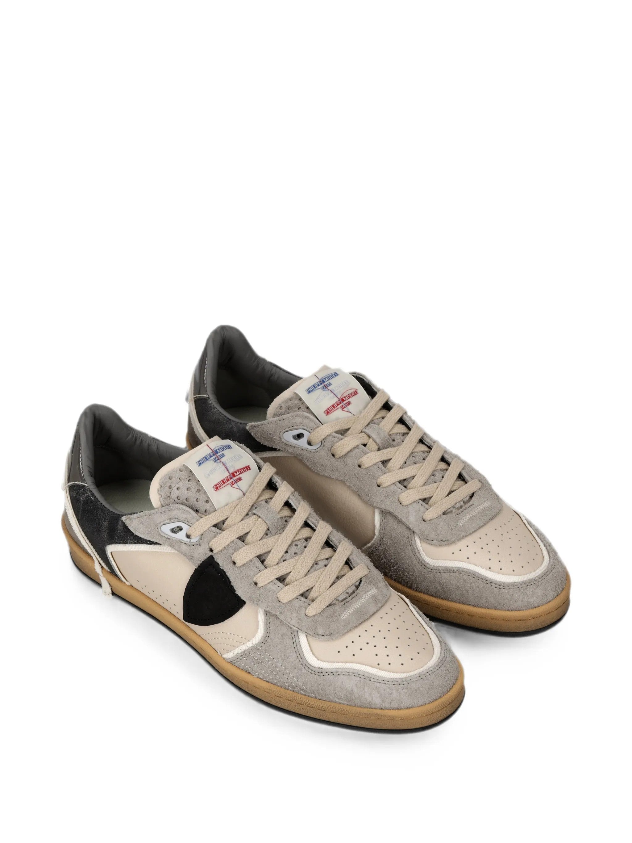 Philippe Model Paris SNEAKERS PHILIPPE MODEL PGAL SKATE MILK/BEIGE/ANTHRACITE GREY – PGLU-VXE3 Grigio