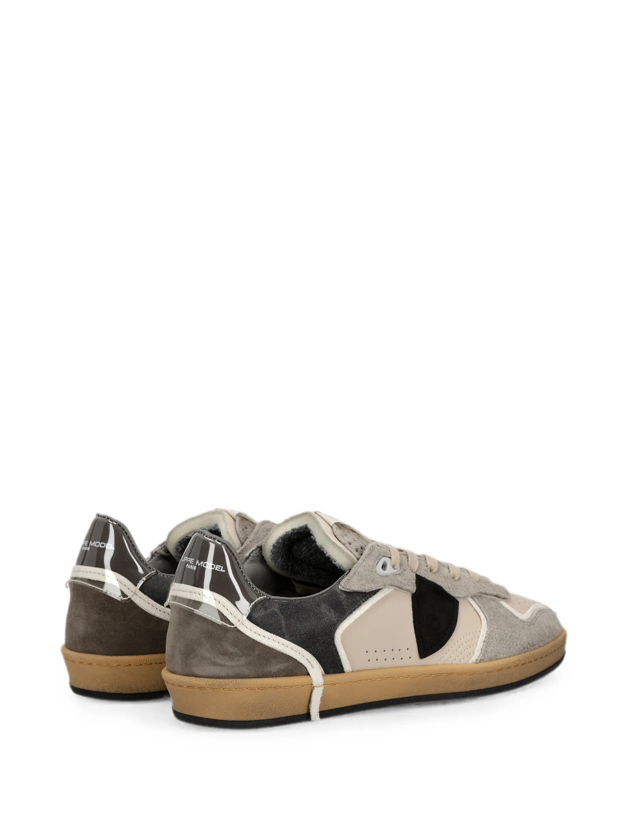 Philippe Model Paris SNEAKERS PHILIPPE MODEL PGAL SKATE MILK/BEIGE/ANTHRACITE GREY – PGLU-VXE3 Grigio