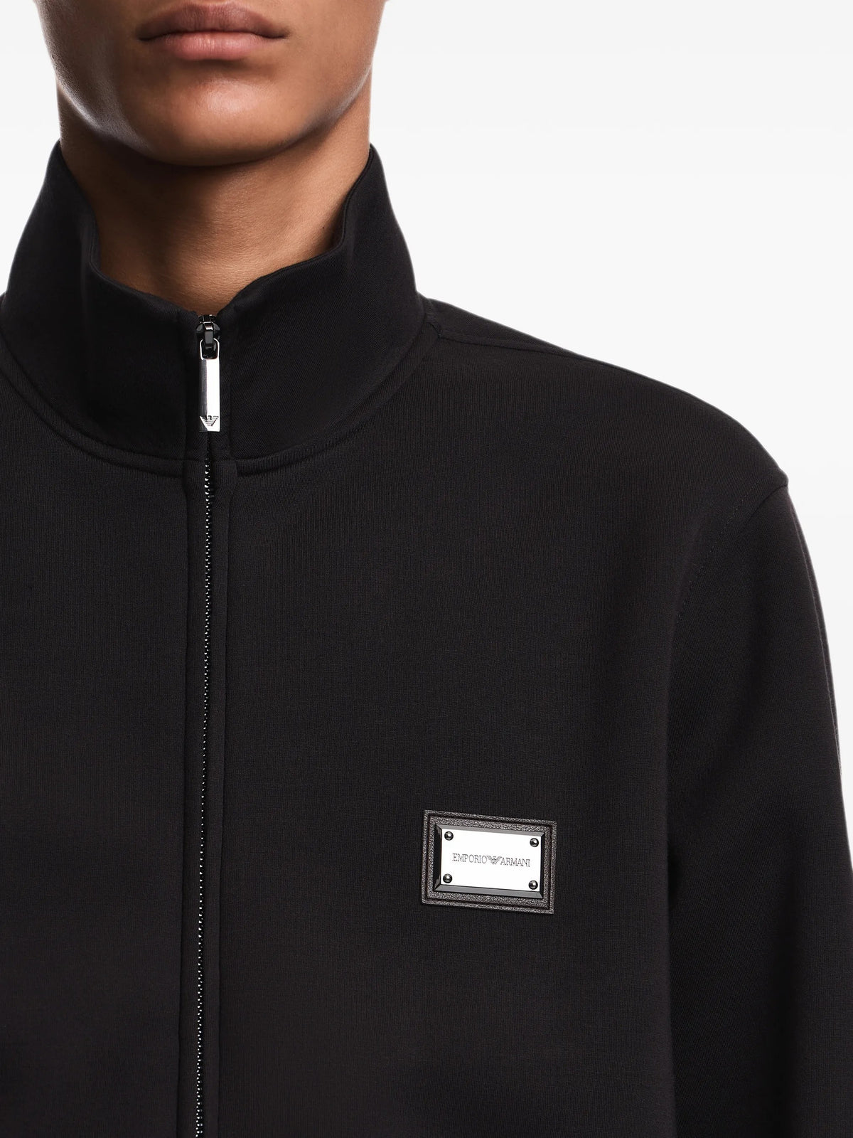 Emporio Armani Felpe con zip da Uomo Emporio armani, colore Nero Nero