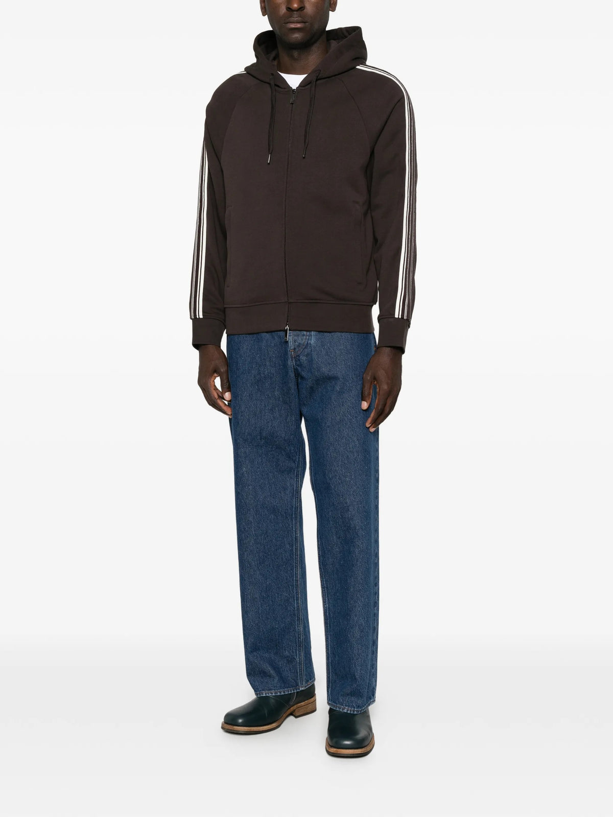 Emporio Armani Felpe con zip da Uomo Emporio armani, colore Nero Nero