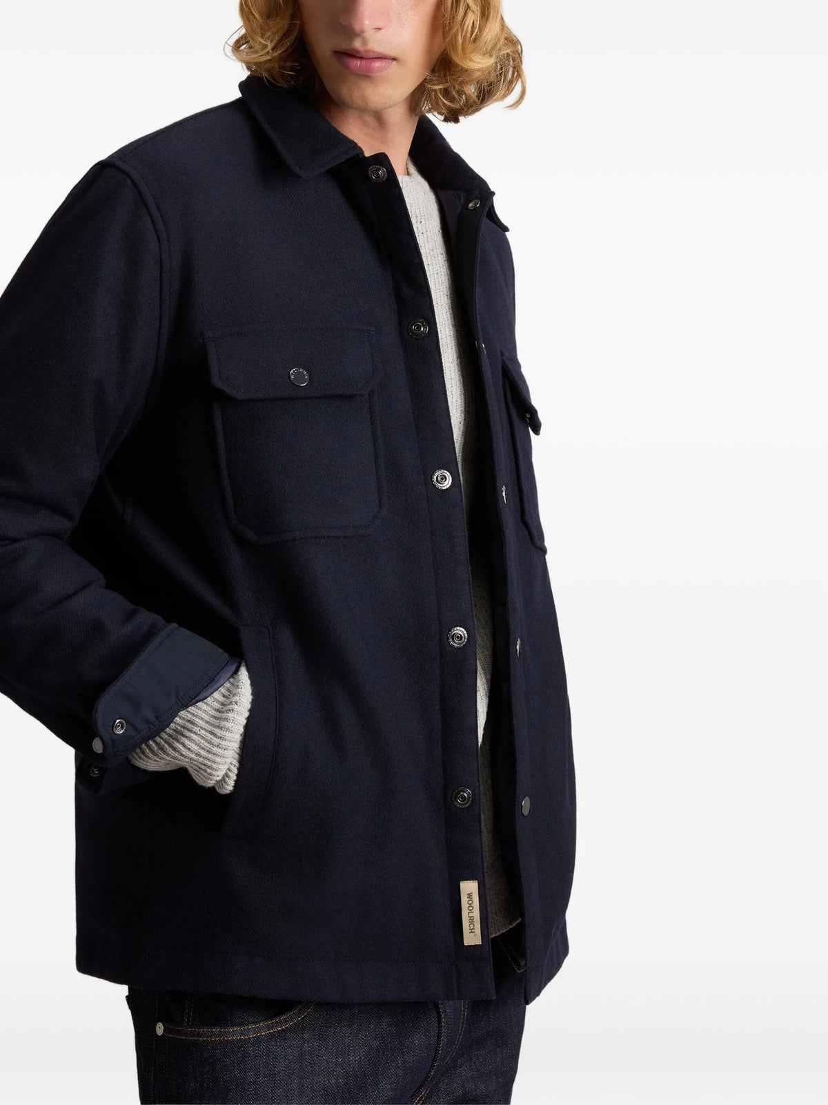 Woolrich Giacche casual da Uomo Woolrich, colore Blu Blu