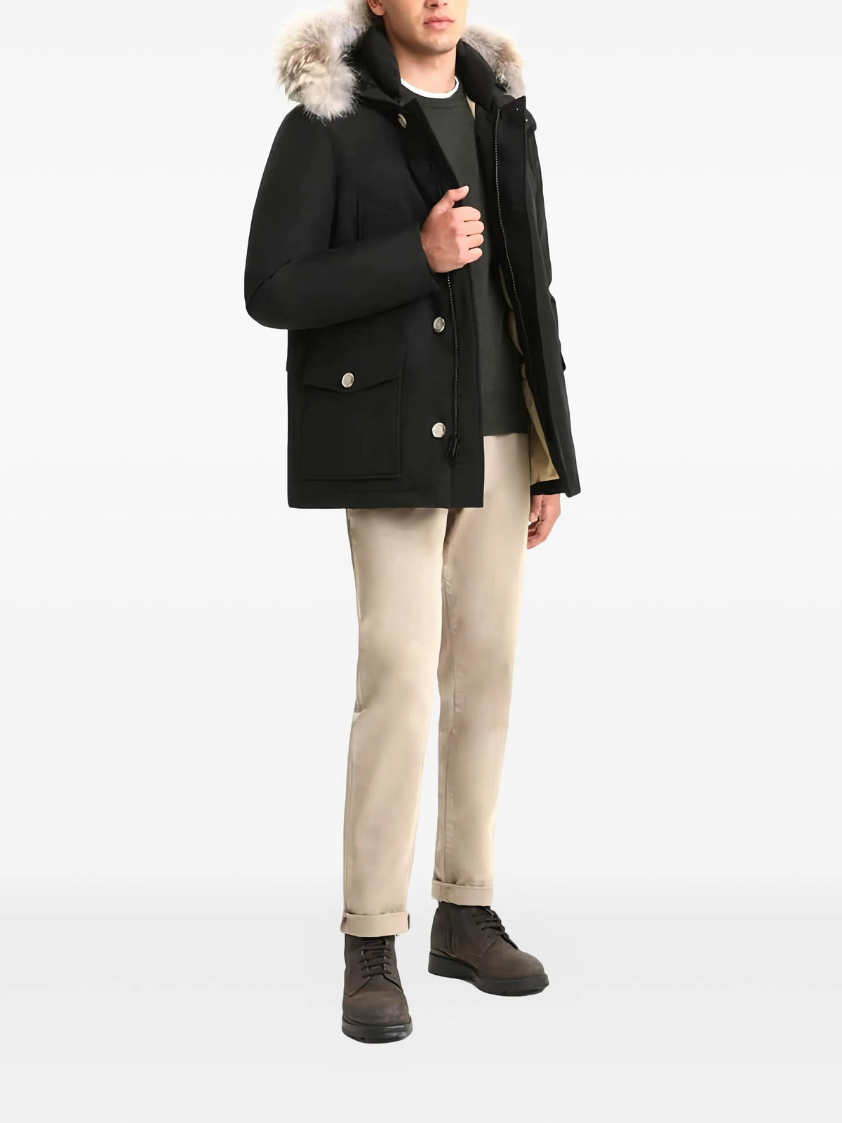 Woolrich Piumini lunghi da Uomo Woolrich, colore Nero Nero