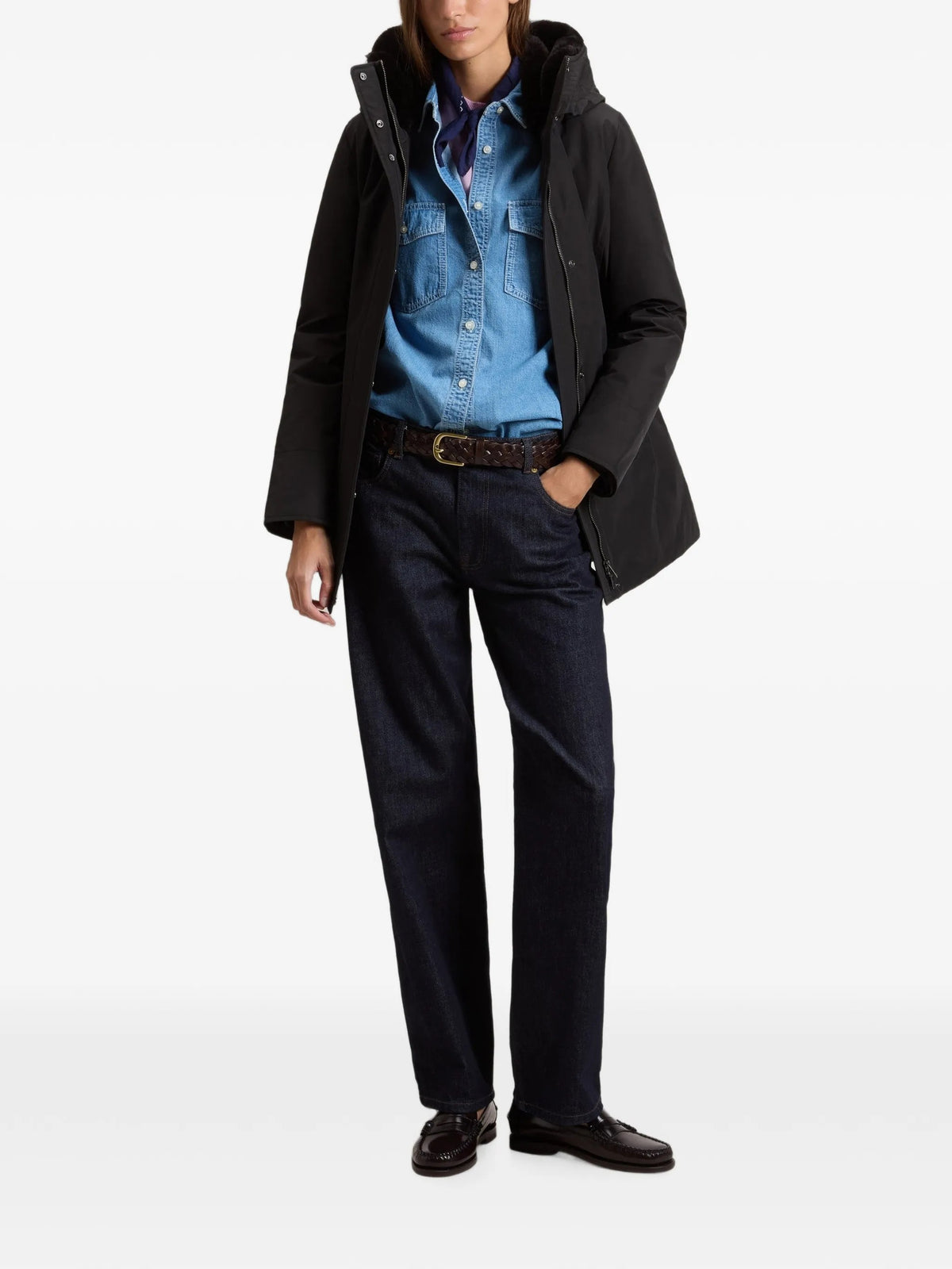 Woolrich Piumini corti da Donna Woolrich, colore Nero Nero