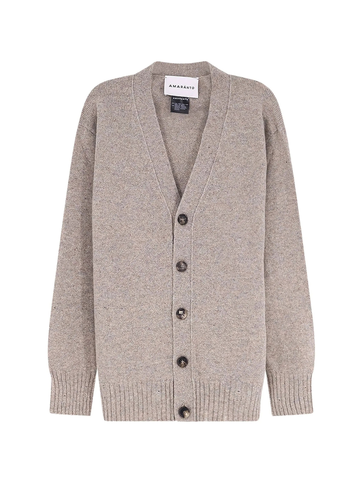 Amaranto Cardigan e giacche in maglia da Uomo Amaranto, colore Grigio Grigio